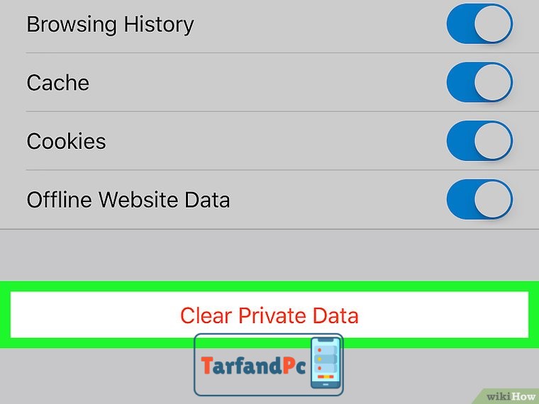 Clear Private Data