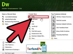 نحوه افزودن لینک به تصویر در Adobe Dreamweaver