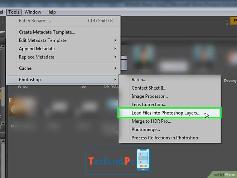  Load Files into Photoshop Layers