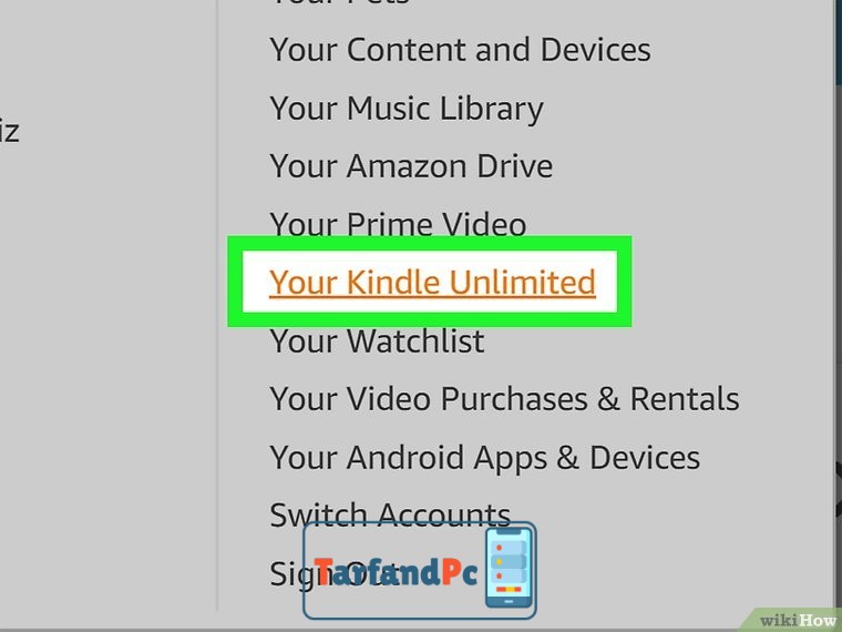 Your Kindle Unlimited