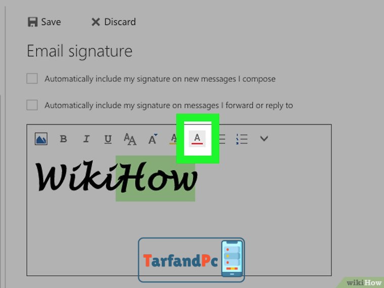 آیکون A