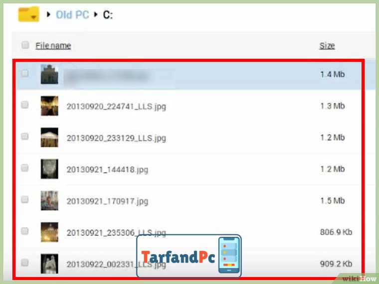 انتخاب فایل