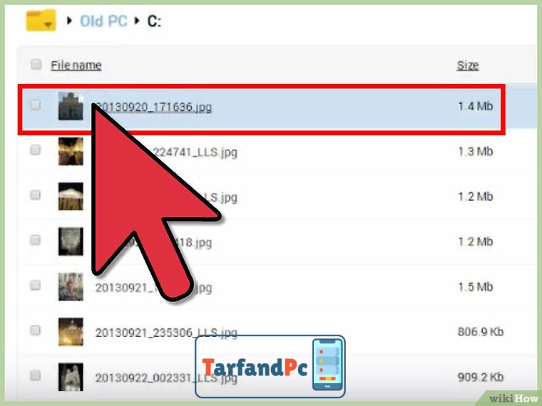 انتخاب فایل