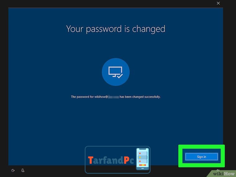 تغییر گذرواژه حساب Microsoft