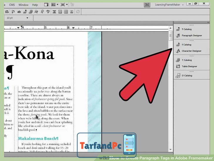 زبانه Default Font