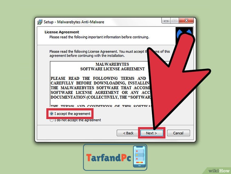 نصب Malwarebytes Anti‐Malware